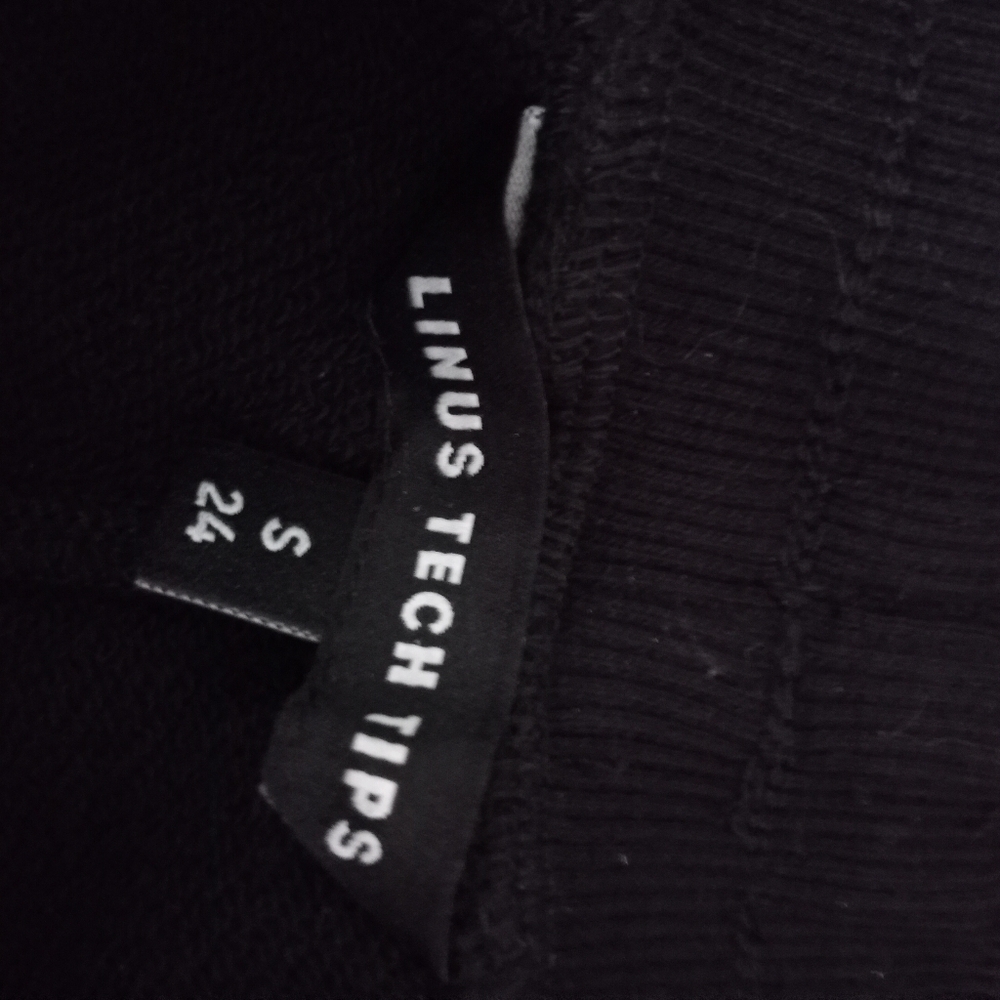 Linus Tech Tips (LTT) Stealth Sweatpants - Black/Orange - Size Small (24) - Picture 2 of 4